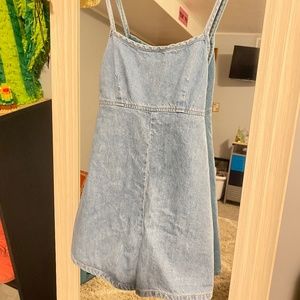 Denim romper